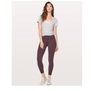 Wunder Under High Rise 7/8 tight black cherry